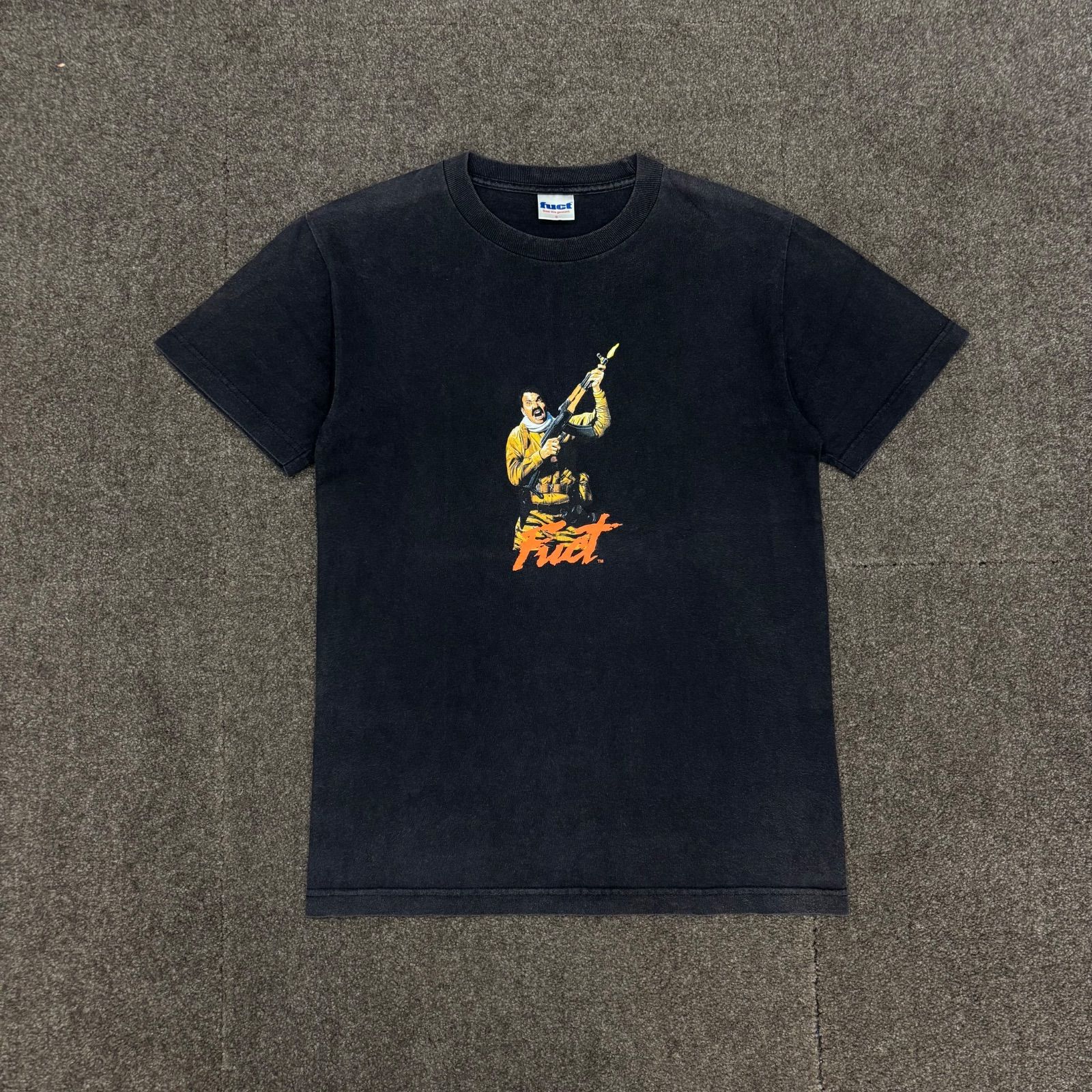 fuct T オールドスケート 00s FUCT Tシャツ ブラック ファクト 古着 OLD SKATE ビンテージ