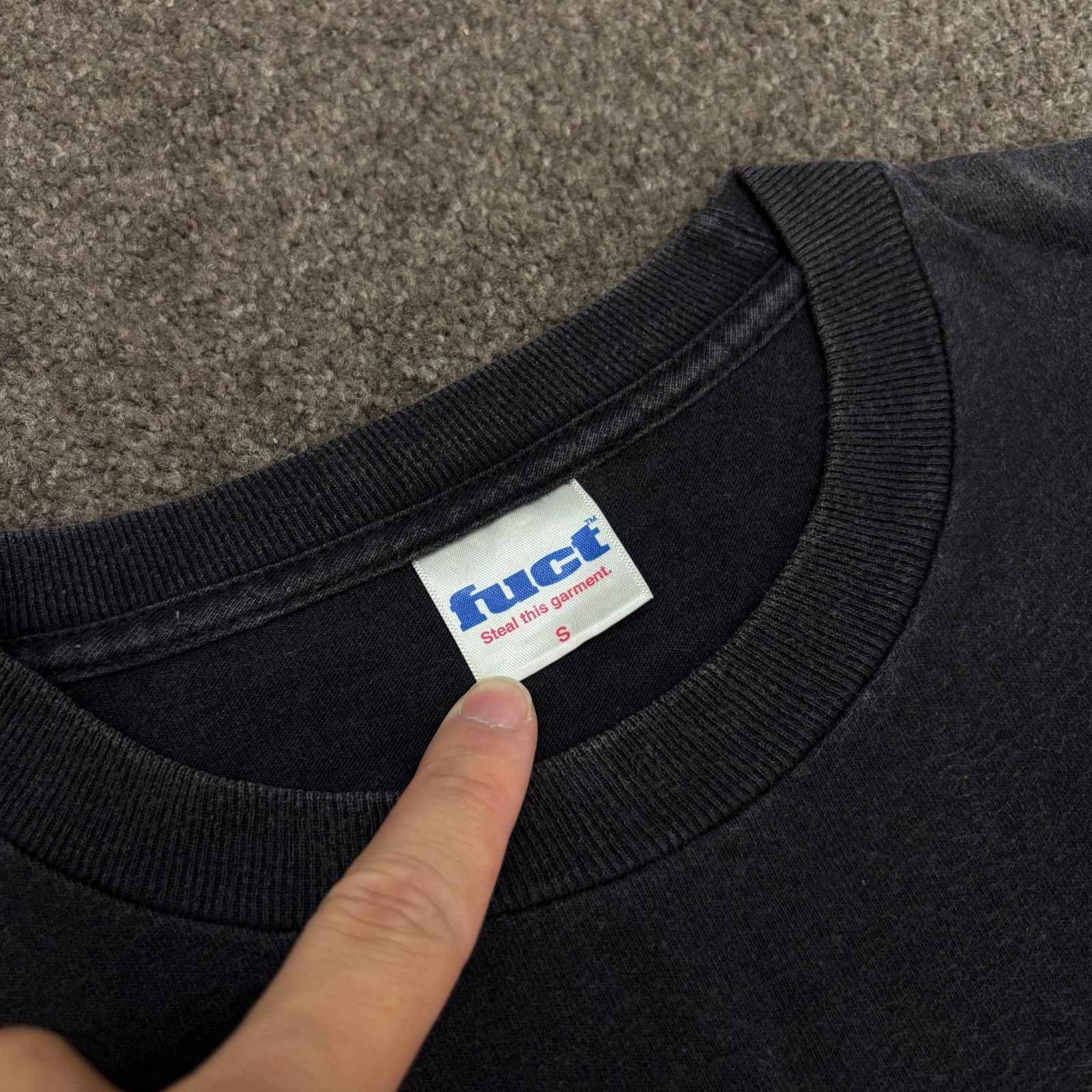 fuct T オールドスケート 00s FUCT Tシャツ ブラック ファクト 古着 OLD SKATE ビンテージ
