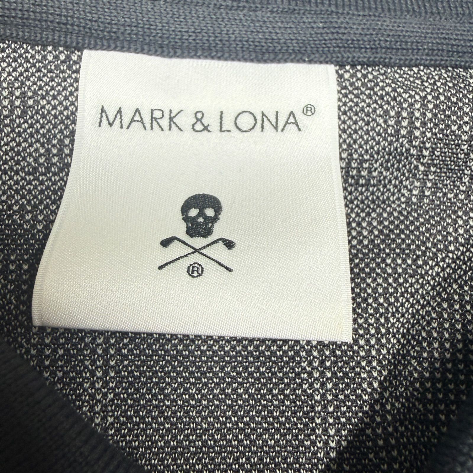 MARK&LONA スカル総柄 ジャカード 半袖ポロシャツ メンズ 48 M - メルカリ