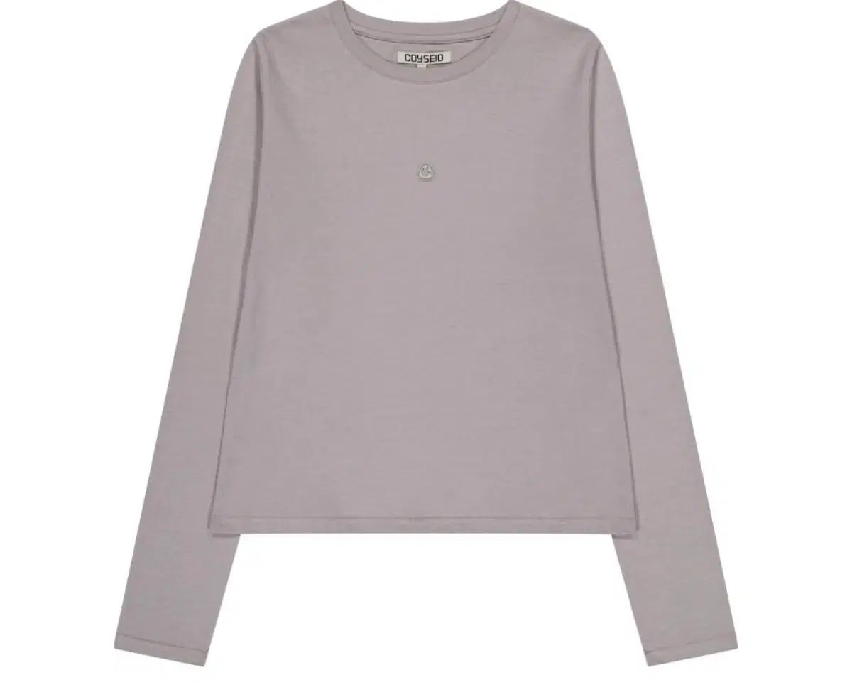 ISSEY MIYAKE イッセイミヤケ シンボル ロゴ ロングスリーブ Tシャツ ライト パープル サイズ1