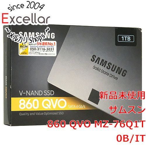 [bn:2] 【新品訳あり(箱きず・やぶれ)】 SAMSUNG 2.5インチ SSD 860 QVO MZ-76Q1T0B/IT 1TB