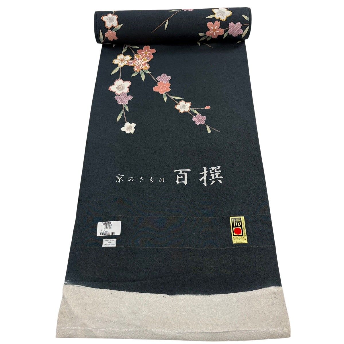 反物 秀品 小紋 桜 墨色 正絹 【中古】 - メルカリ