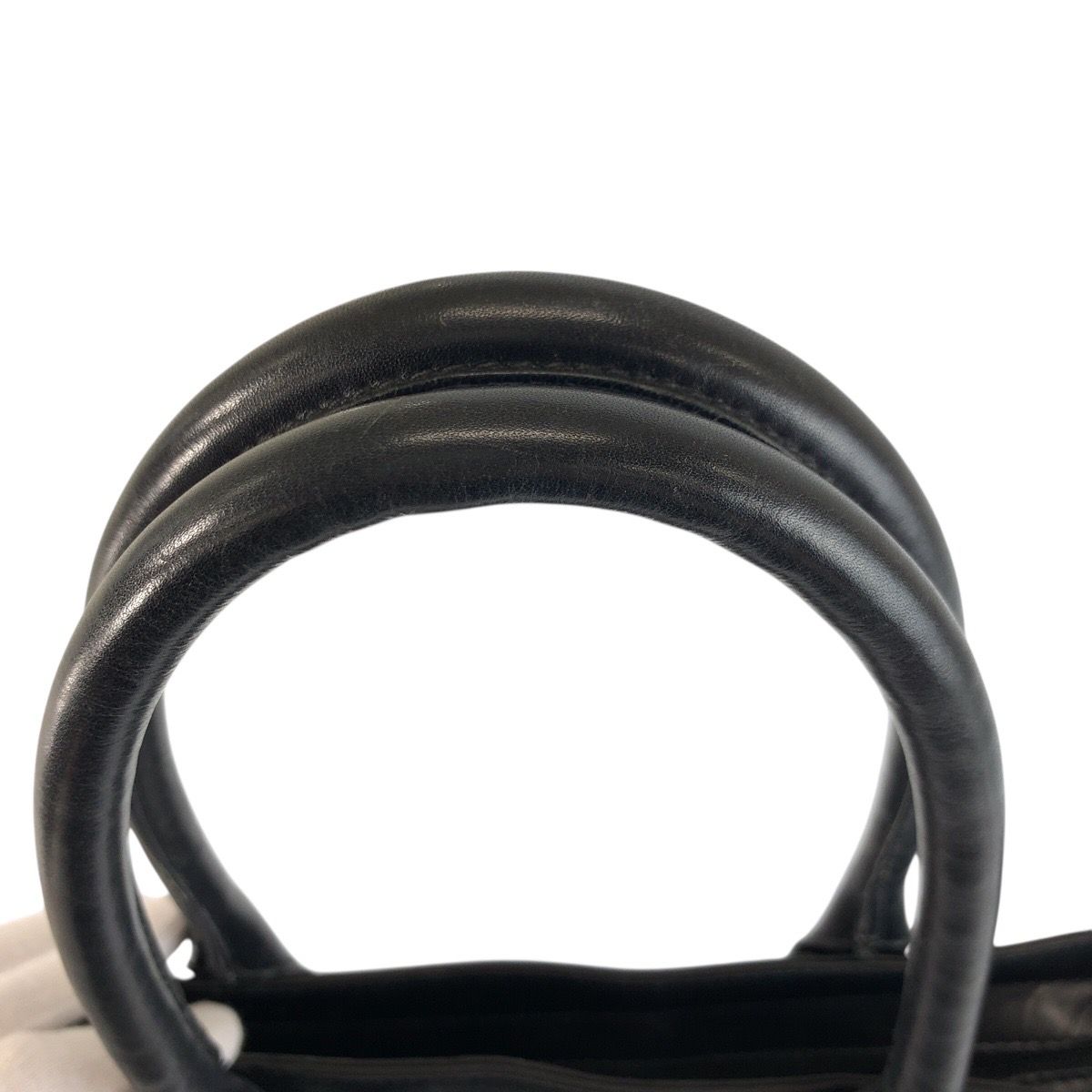 美品 GUCCI グッチ ブラック 黒 GGキャンバス/レザー 33890