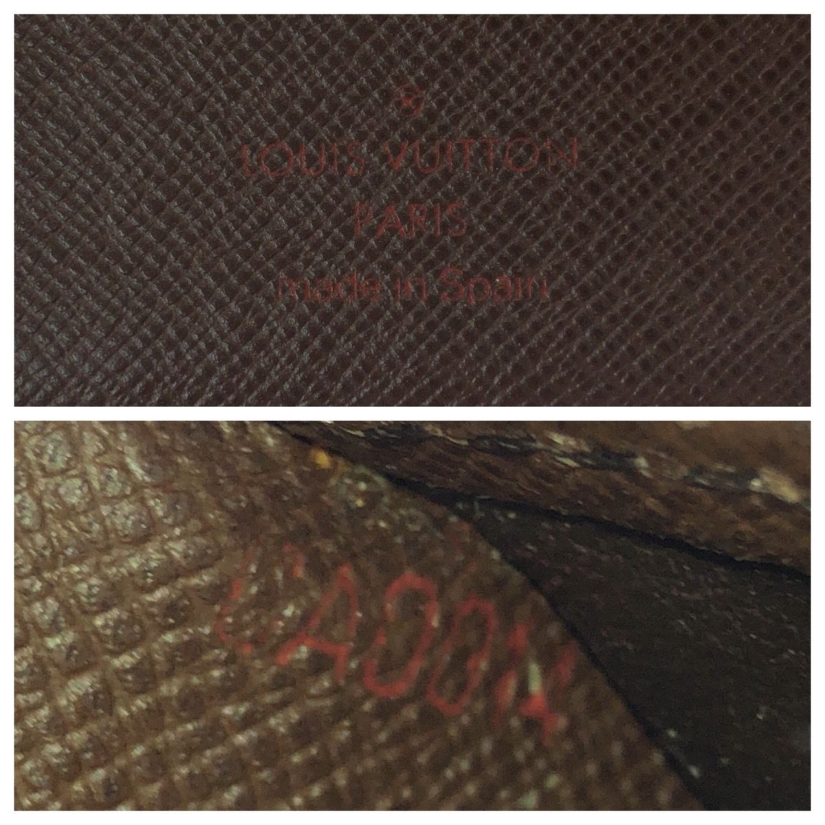 LOUIS VUITTON ルイヴィトン ダミエ ポルトフォイユ・マルコ ブラウン