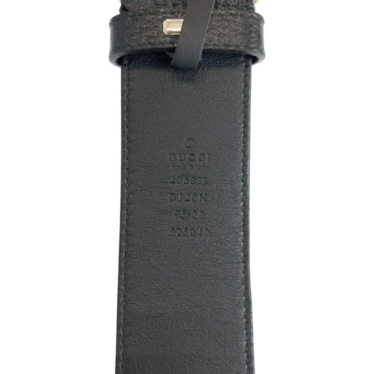 美品 GUCCI グッチ GGマーモント 95cm/38インチ ブラック 黒 シルバー