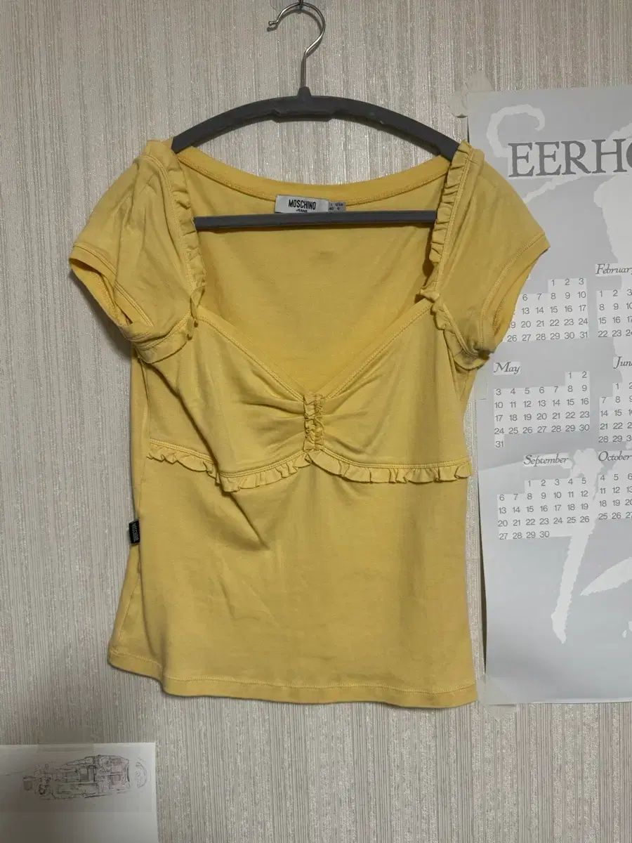 モスキーノ フリル 半袖 Tシャツ