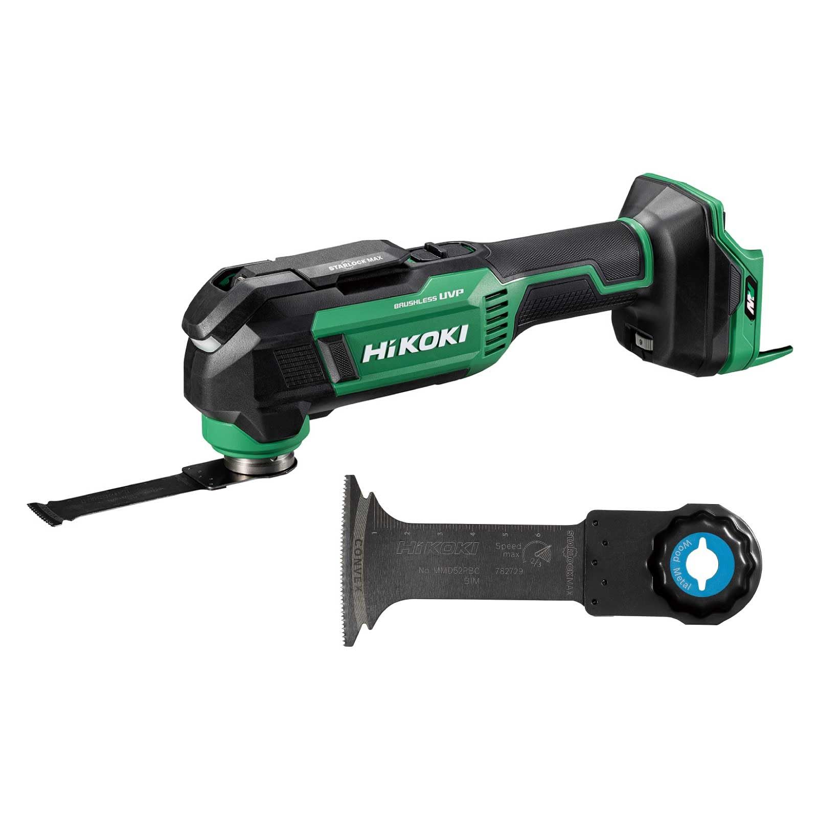 ★新品★【セット買い】 HiKOKI(ハイコーキ) 36V充電式マルチツール CV36DMA(NN) + マルチツールブレード MMD52PBC