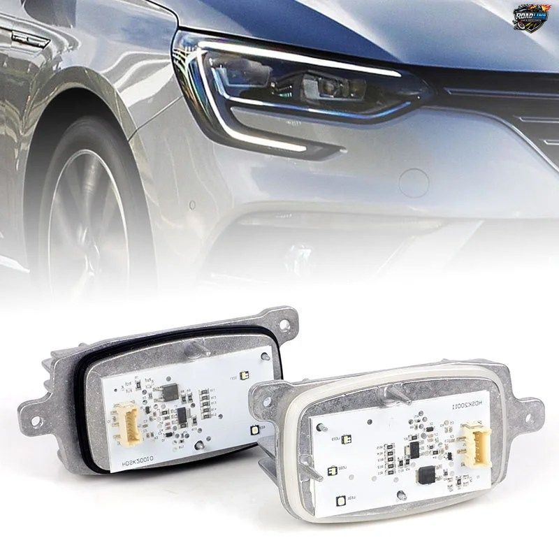 ルノー メガーヌ IV 2015-2022用 LEDヘッドライト デイタイムランニングライト DRLモジュール コントロールユニット LEDエンジェルアイ 285
