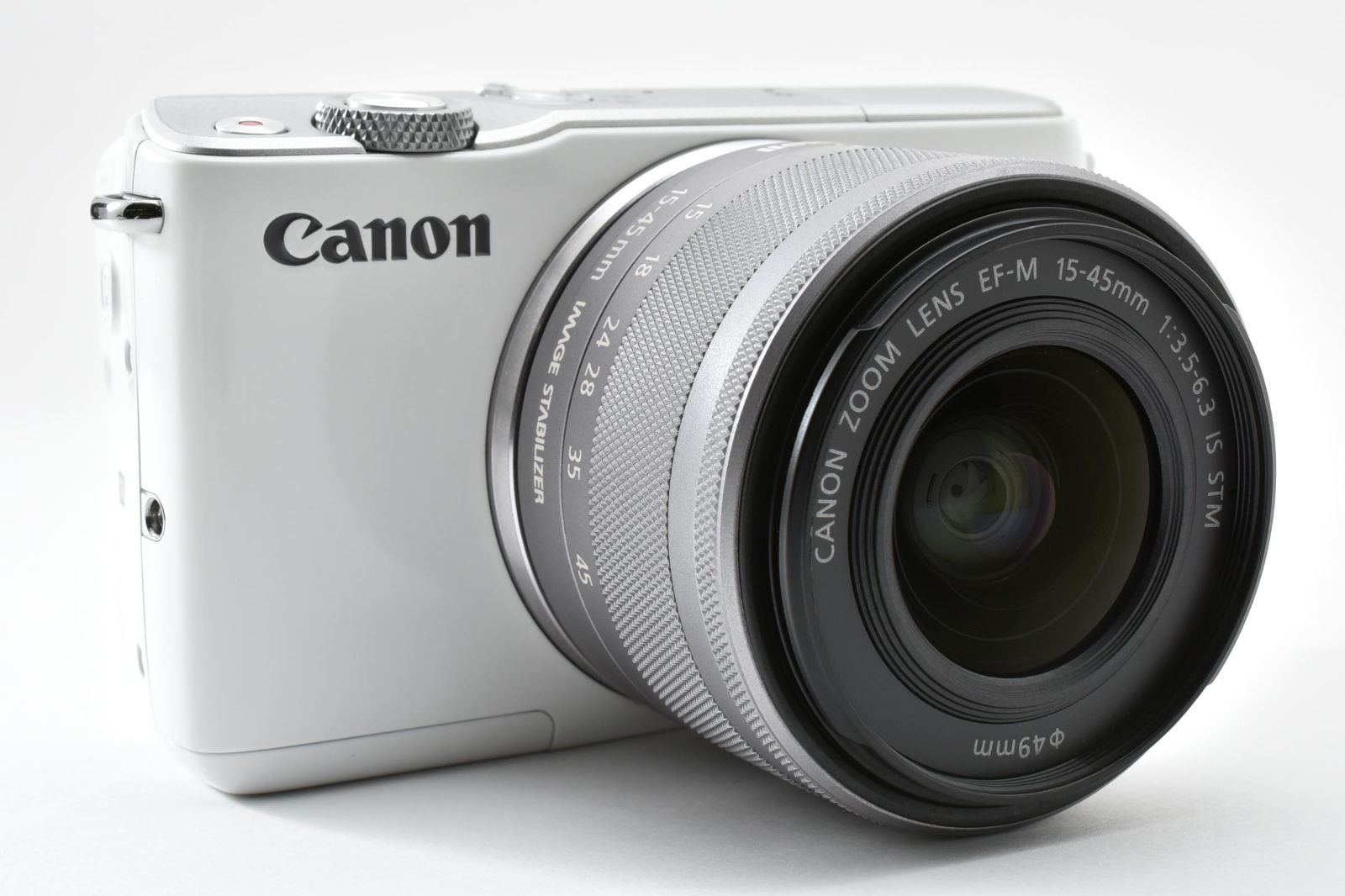 返品保証】美品｜Canon キヤノン EOS M10 ホワイト レンズキット