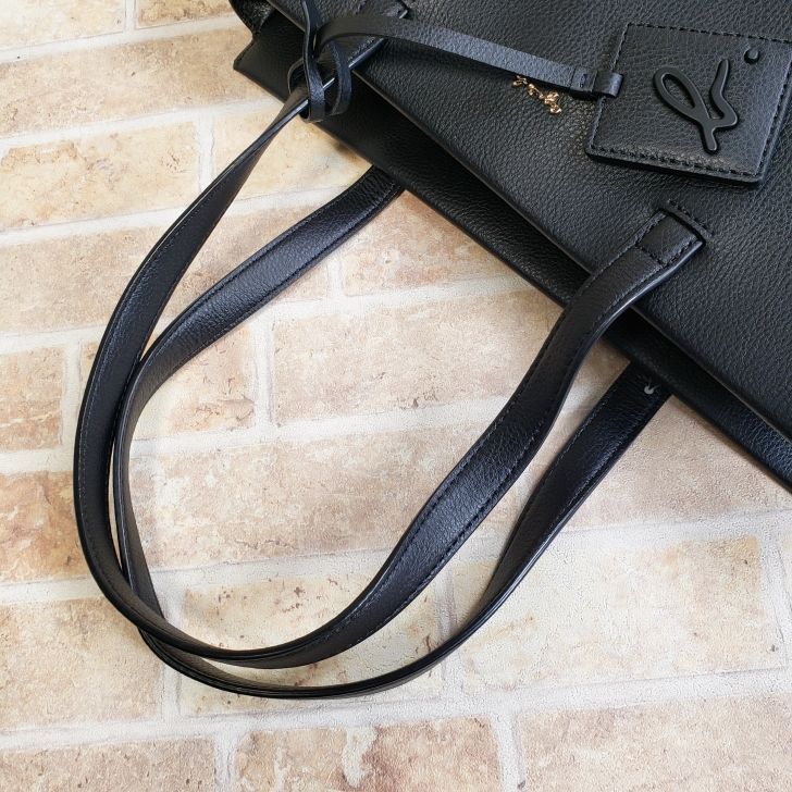 【極美品】アニエスベー sophie ショルダーバッグ レザー ブラック 黒 美品 アニエスベー ☆ sophie ソフィ 平ポーチ付き レザー トート