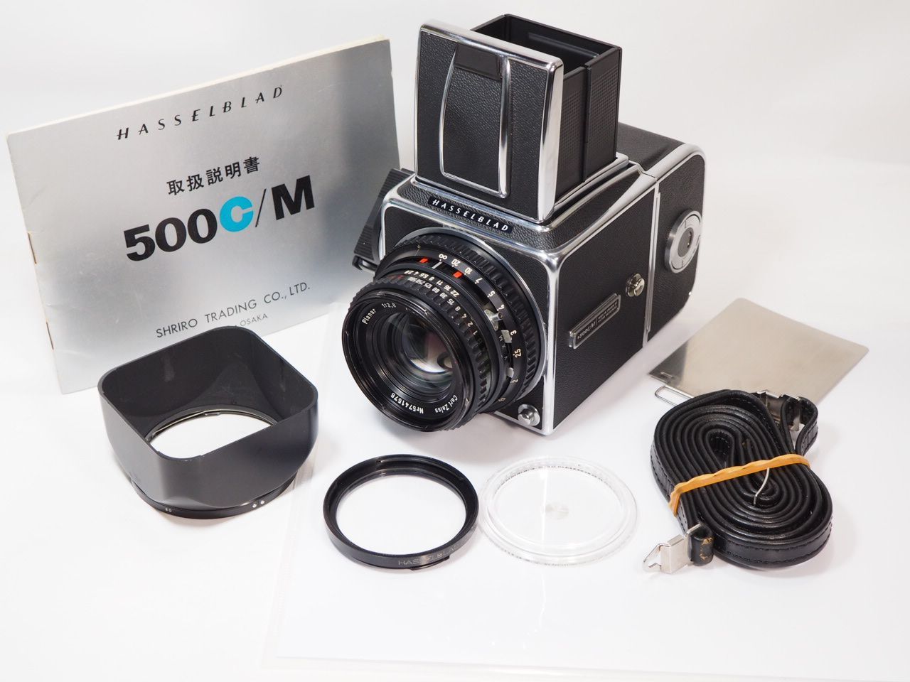 送料無料 HASSELBLAD 500C/M Planar C80mmF2.8 A12 マガジン 純正