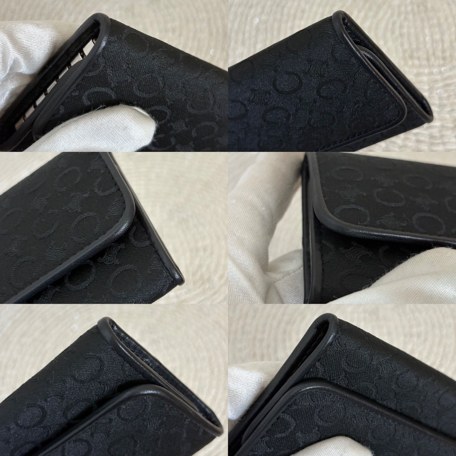 箱付き】 【未使用品】セリーヌ 6連キーケース ブラック系 ブラック系