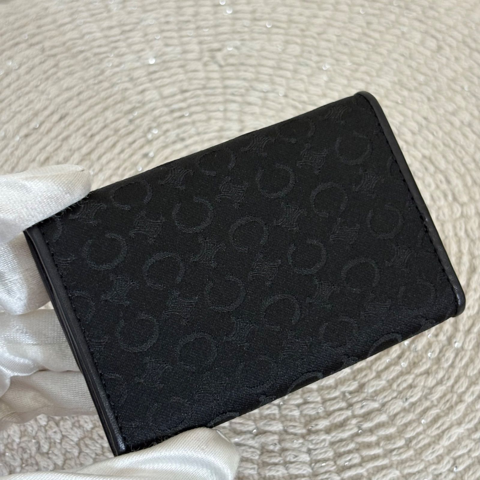 箱付き】 【未使用品】セリーヌ 6連キーケース ブラック系 ブラック系