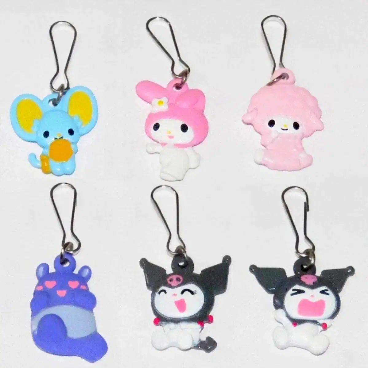 サンリオガチャ6種セット バク マイメロディ ガチャ フラット ガチャ クロミ ピアノ ガチャ