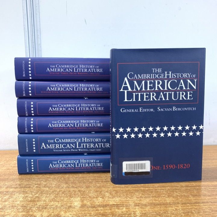 ▲01)【1点限り!】【除籍本】The Cambridge History of American Literature/全8巻中7冊セット/Bercovitc/アメリカ文学史/洋書/B