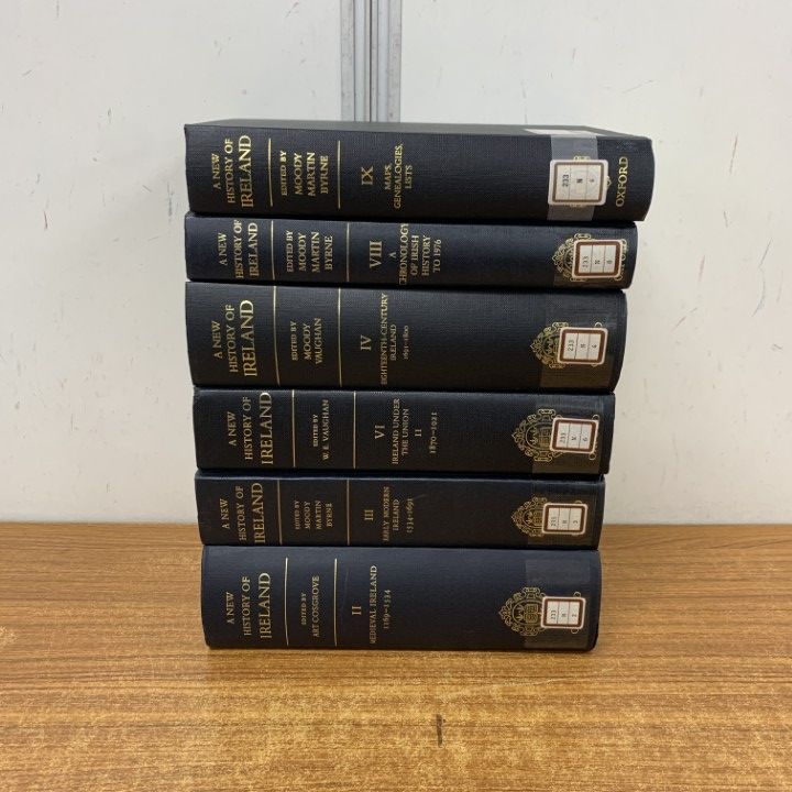 ■01)【1点限り!】【除籍本】A New History of Ireland 全9巻中6冊セット/OXFORD/アイルランド/文学/洋書/金字塔的学術書/歴史/B