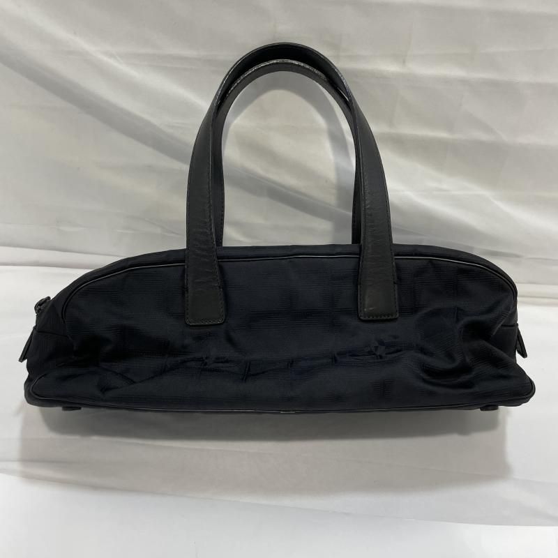 中古】CHANEL ニュートラベルライン ミニボストンバッグ ブラック