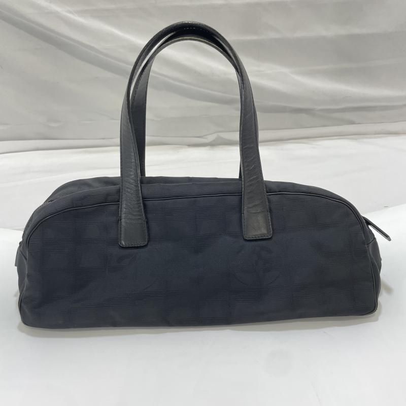 中古】CHANEL ニュートラベルライン ミニボストンバッグ ブラック