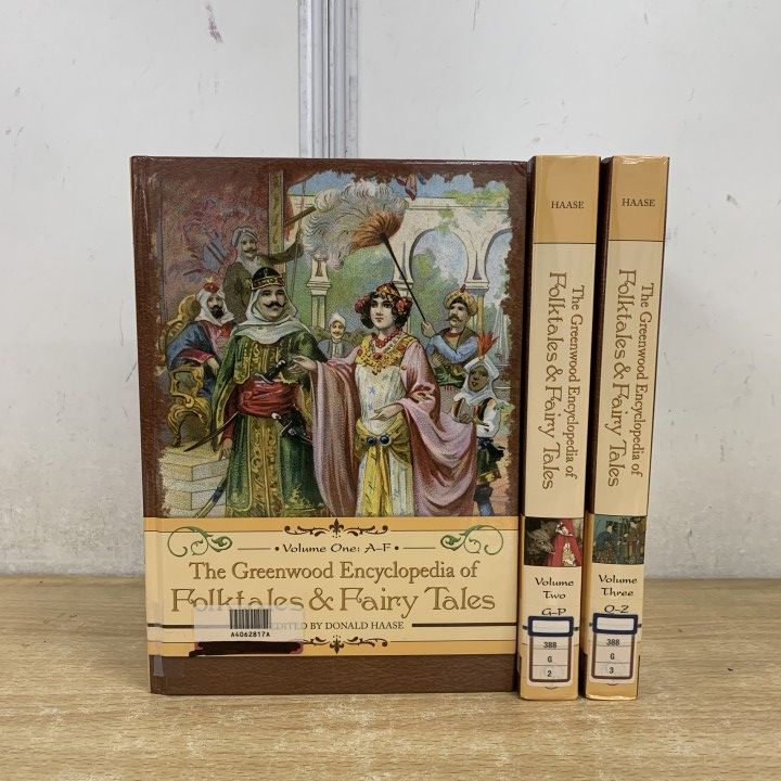 ▲01)【1点限り!】【除籍本】The Greenwood Encyclopedia of Folktales and Fairy Tales 全3巻揃いセット/ドナルドハーゼ/Greenwood/洋書/B