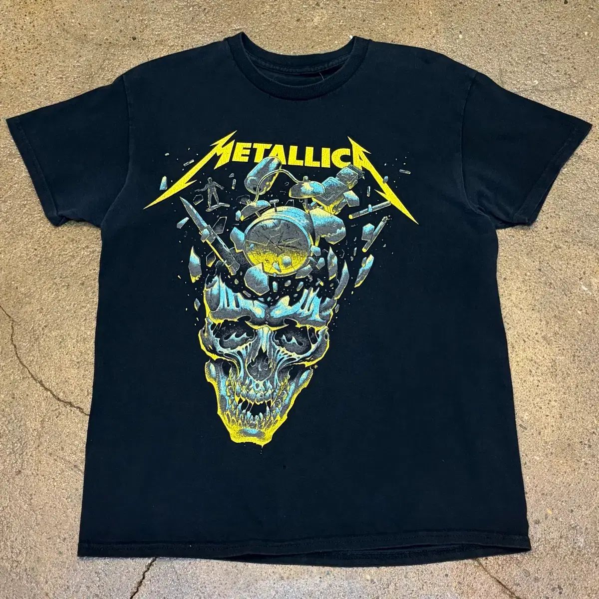 23s アメリカ ヴィンテージ METALLICA(メタリカ) ツアー バンドTシャツ ロックバンドTシャツ 半袖Tシャツ