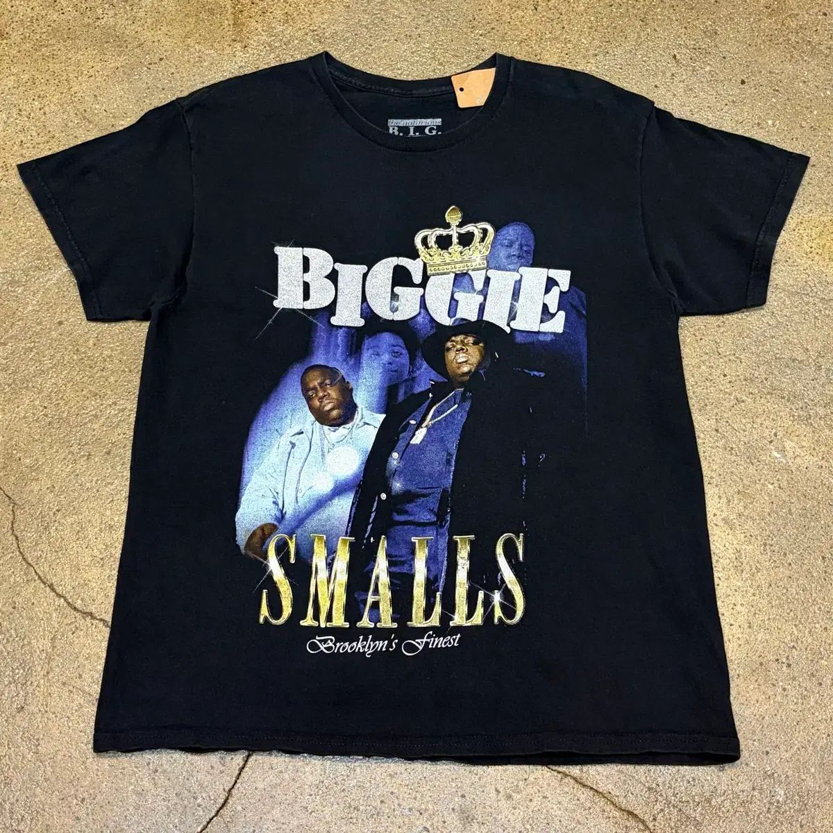 アメリカ ヴィンテージ BIG 公式グッズ ヒップホップ 半袖Tシャツ