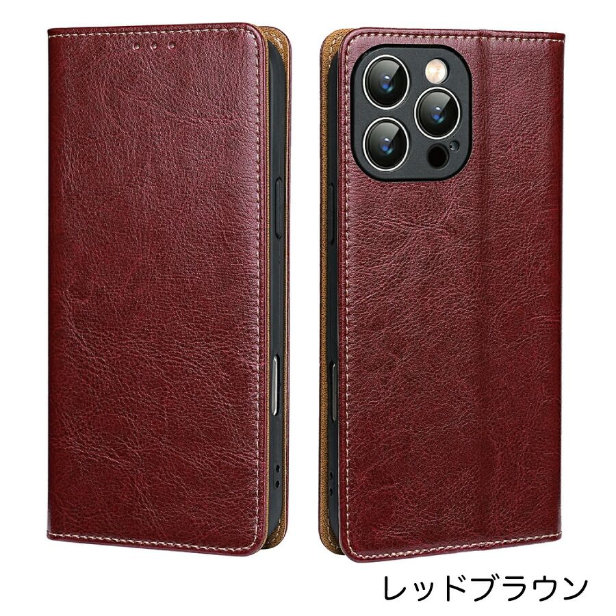 本革 iPhoneXS/X 手帳ケース カード収納 マグネット - メルカリ