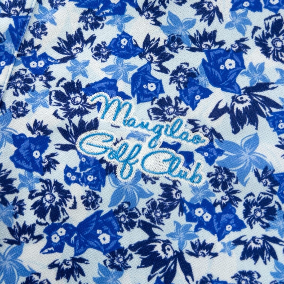 美品 23区GOLF ニジュウサンク ゴルフ 花柄 総柄 半袖 ポロシャツ