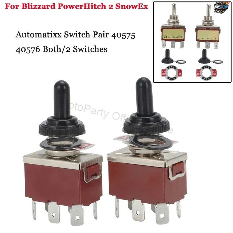 SNOWEX AUTOMATIXXおよびBLIZZARD POWERHITCH 2 40575および40576用新型電源・操作スイッチ 9,032円