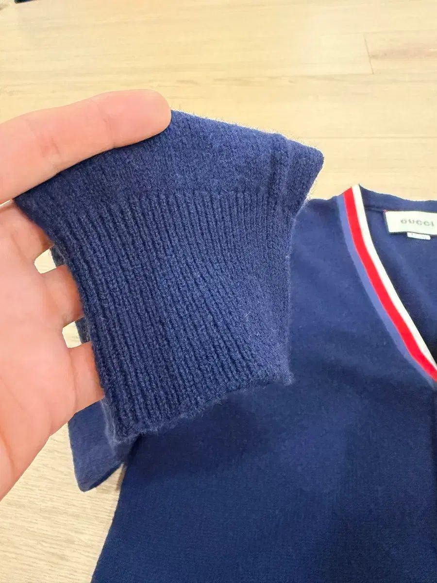 正規品/グッチ ネイビー カシミア ニット カーディガン