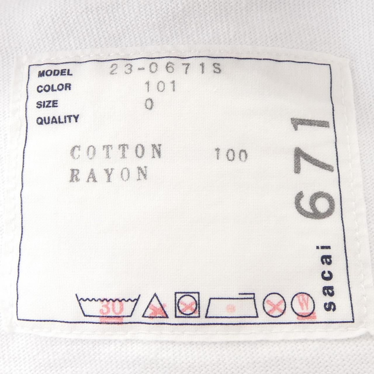 サカイ SACAI 23-0671S UNISEX Tシャツ