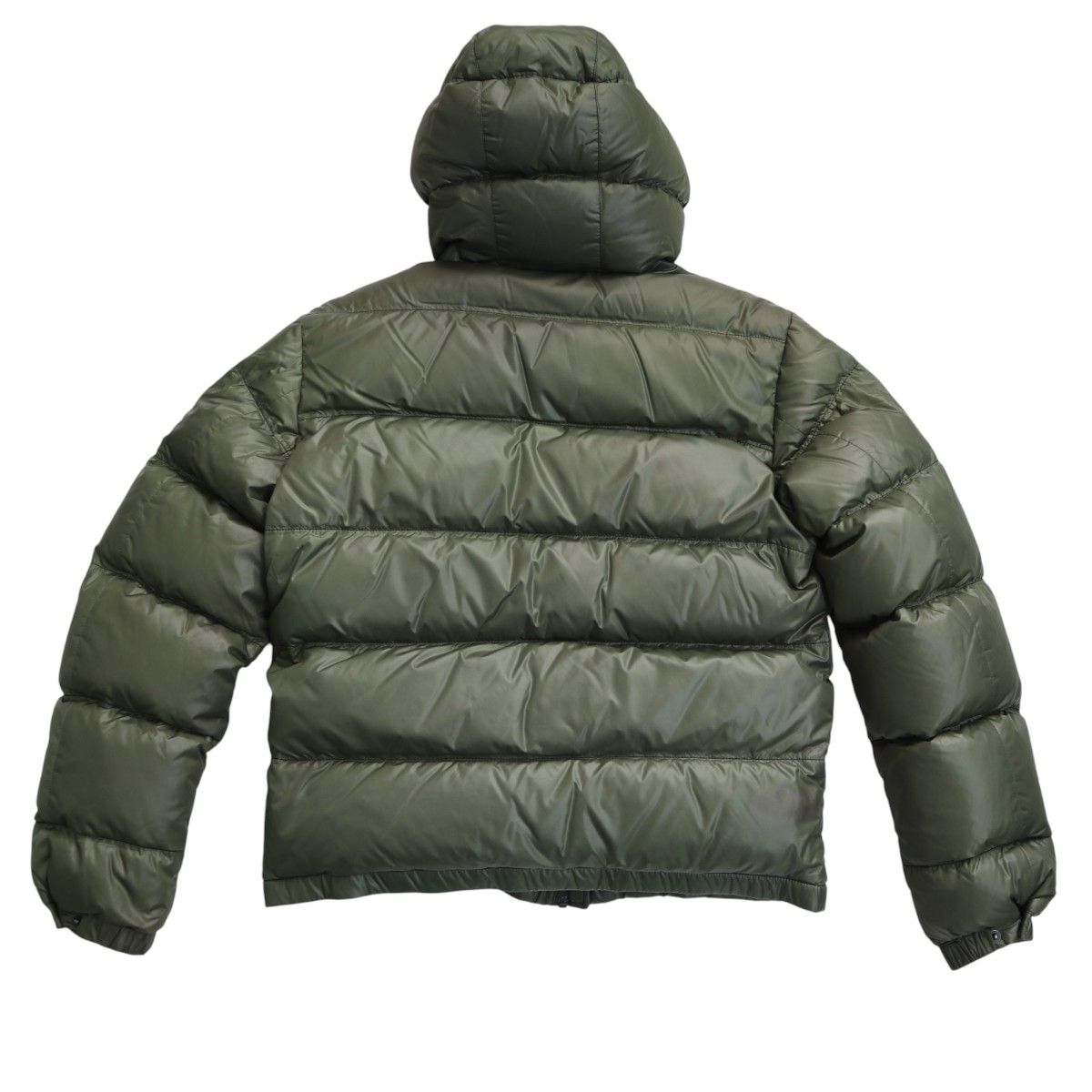 PRADA SPORT プラダスポーツ ロゴプレート ナイロン ダウンジャケット 50 カーキ M2601-k077 PRADA SPORT プラダスポーツ ロゴプレート ナイロン ダウンジャケット