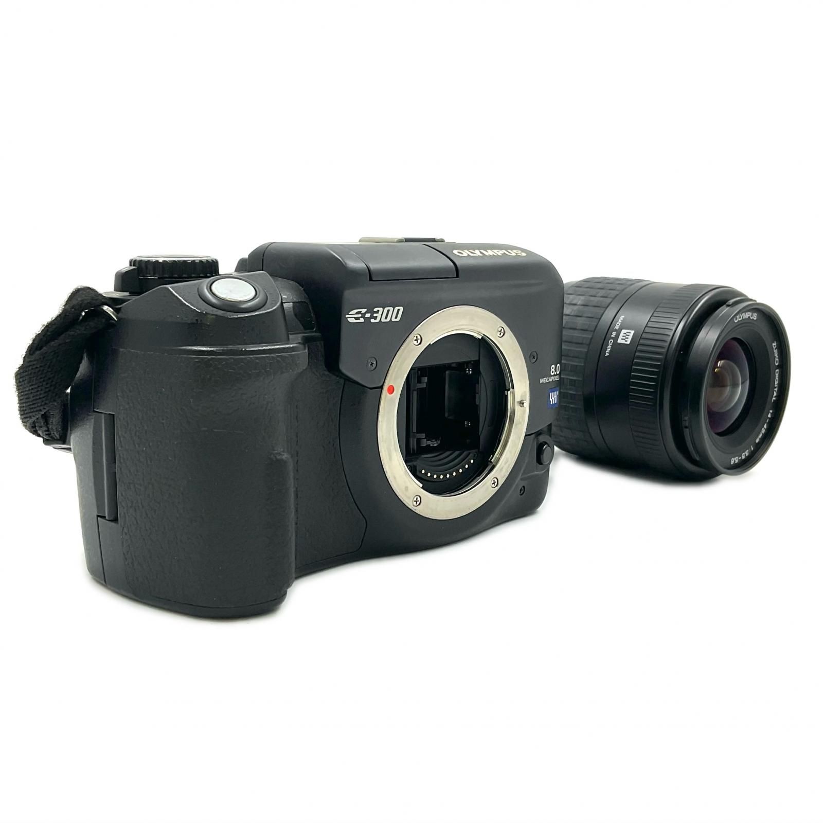 最速発送】OLYMPUS デジタル一眼 E-300 レンズセット ブラック【難有