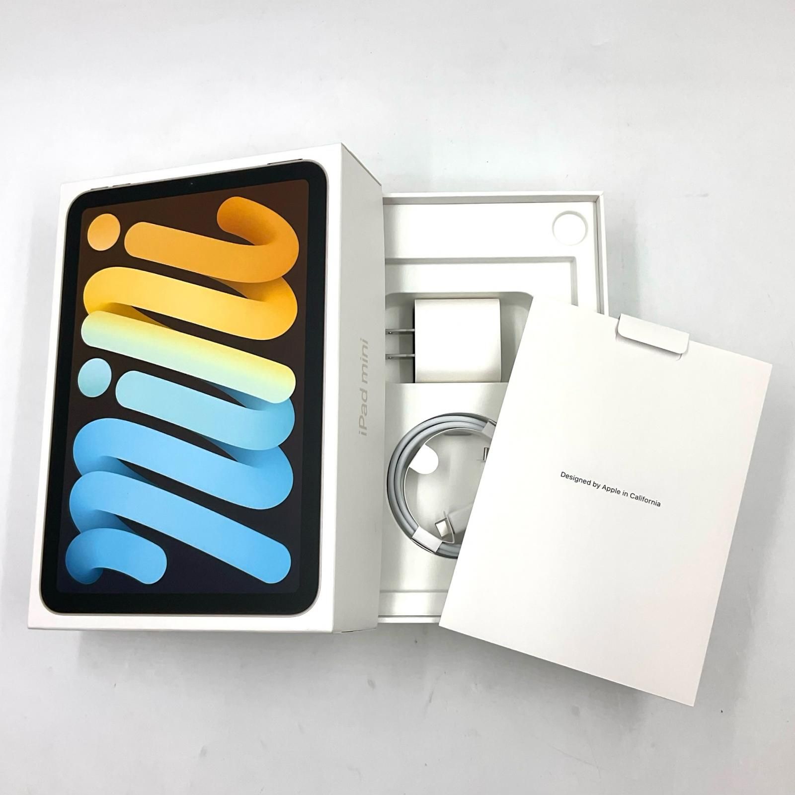 iPad mini 6 第6世代 64GB スターライト Wi-Fi+Cellular - メルカリ