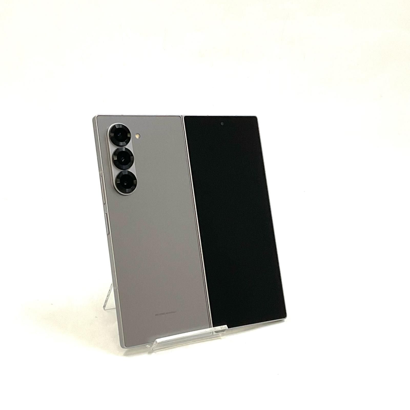 【最速発送】 Galaxy Z Fold6 256GB シルバー系 au SIMフリー SCG28 白ロム【難有】