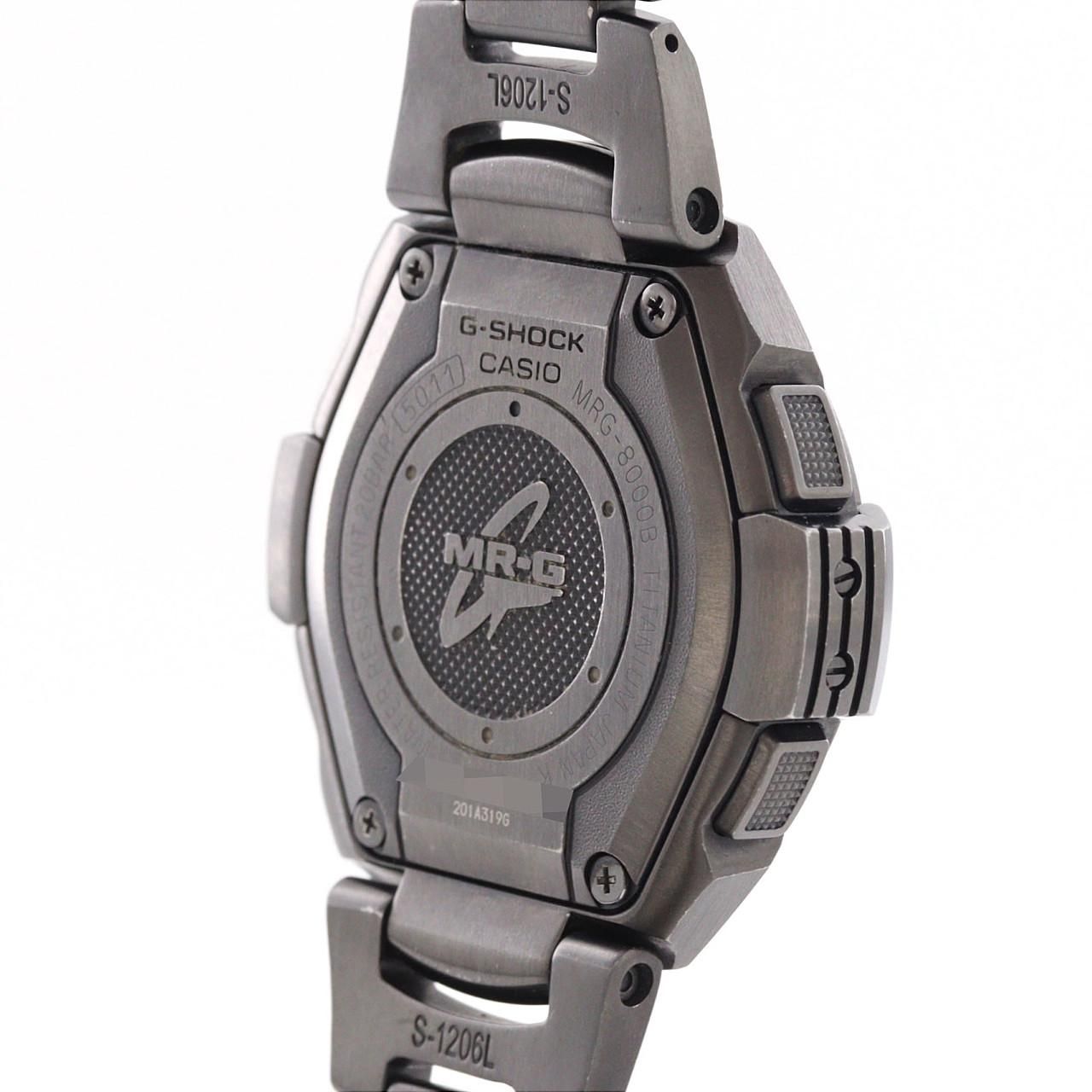 カシオ G-SHOCK・MR-G MRG-8000B-1AJF TI ソーラークォーツ - メルカリ