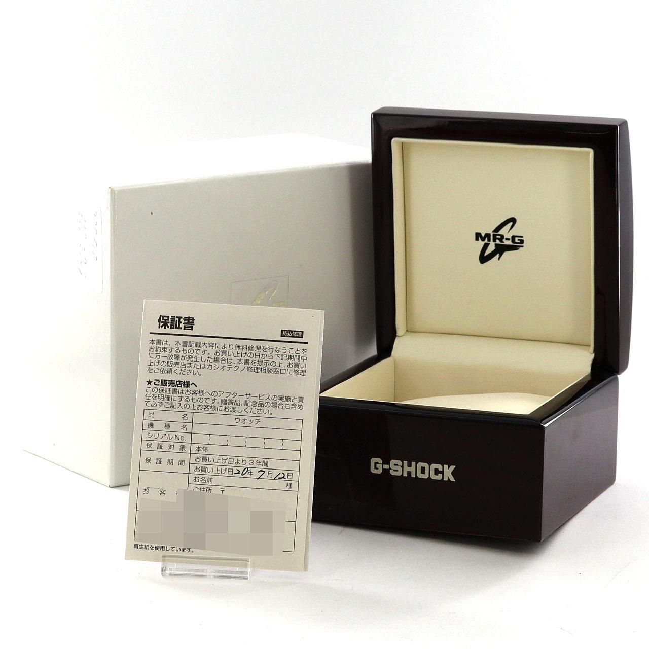カシオ G-SHOCK・MR-G MRG-8000B-1AJF TI ソーラークォーツ - メルカリ