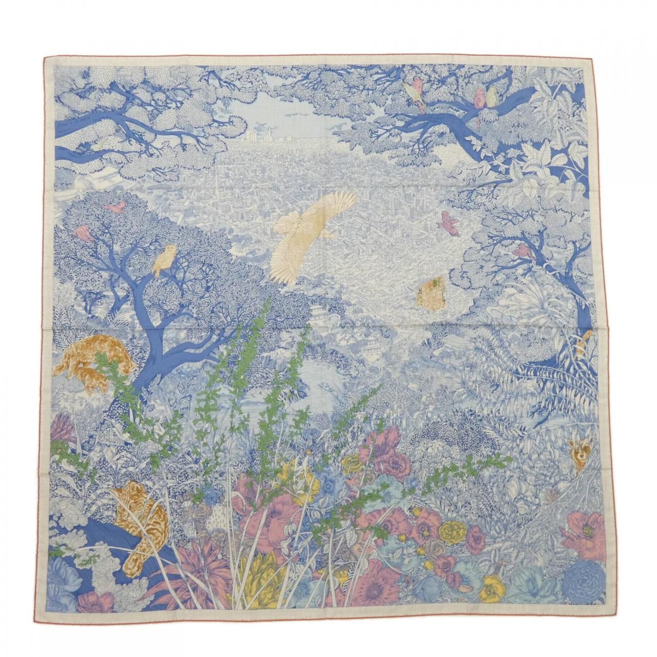 エルメス HERMES RETOUR A LA NATURE H243854S カレジェアン140 ショール 96,580円