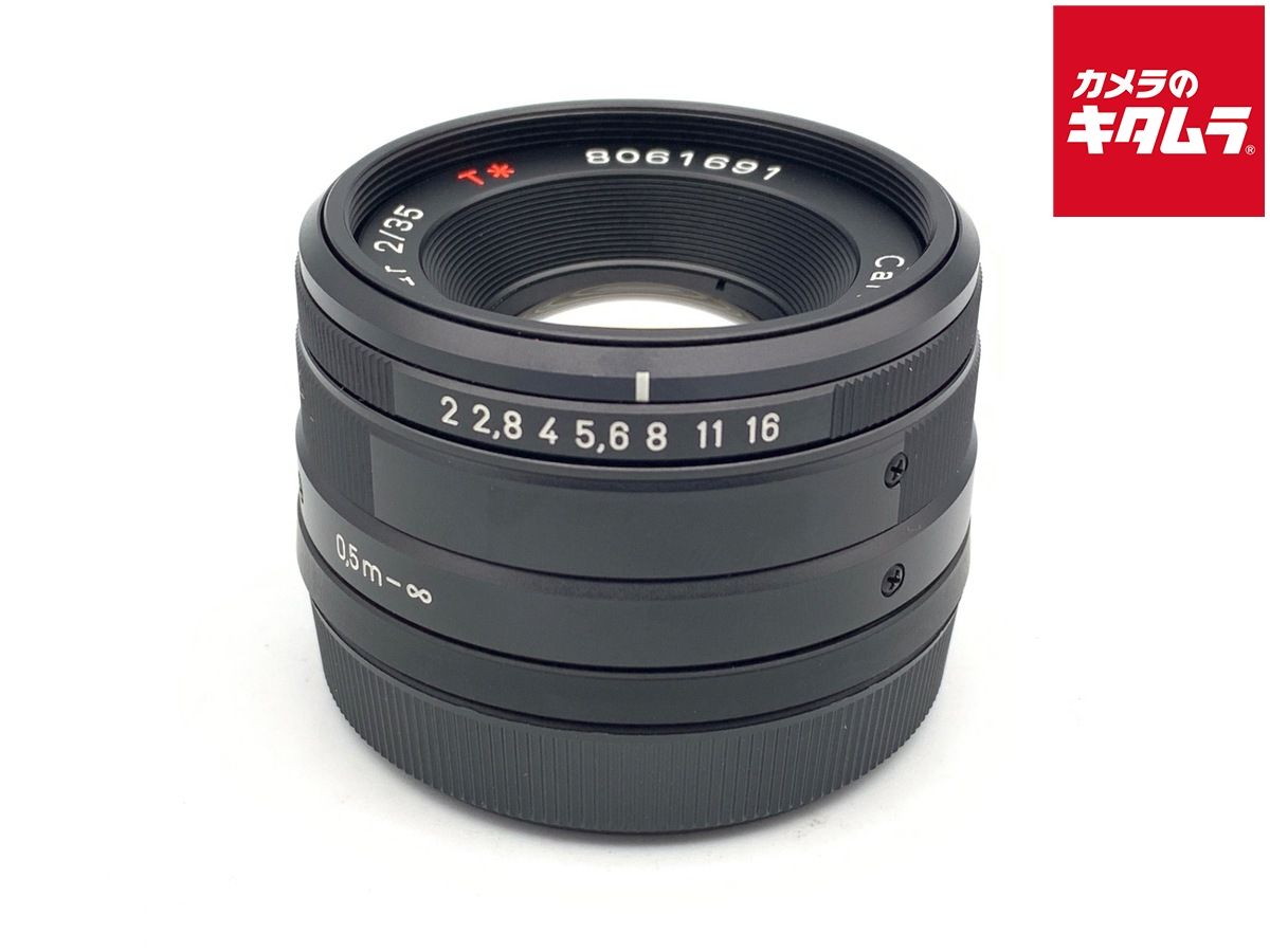 【中古】 【美品】 コンタックス プラナー T* G 35mm F2 ブラック
