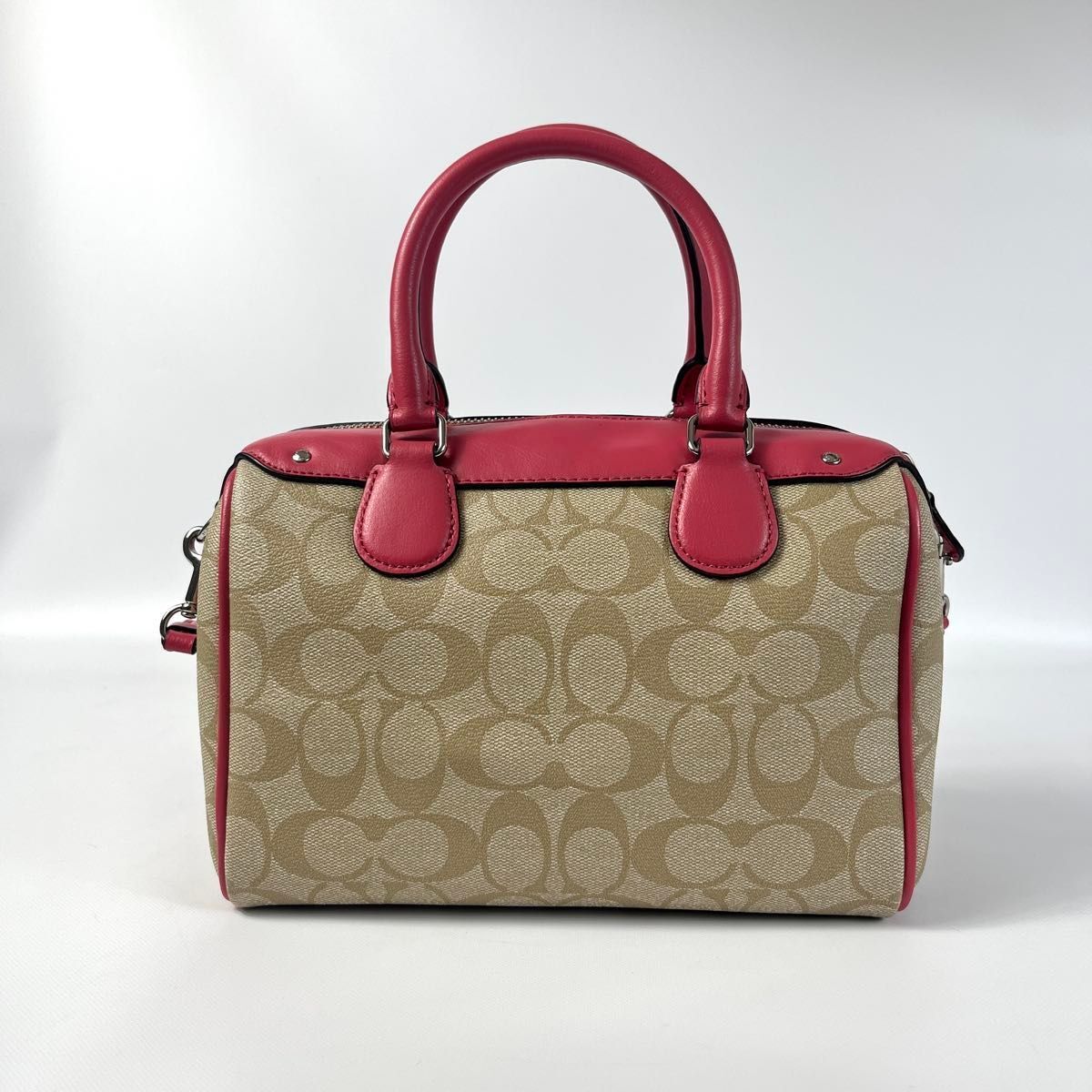ブランド別 美品 COACH コーチ シグネチャー ベネット ミニサッチェル 