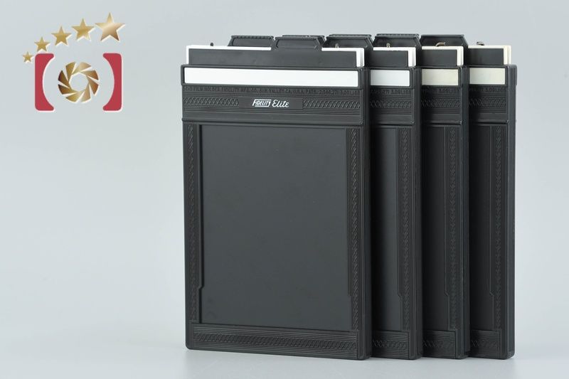 【中古】FIDELITY フィデリティ ELITE 4x5 カットフィルムホルダー 4枚セット 9,728円