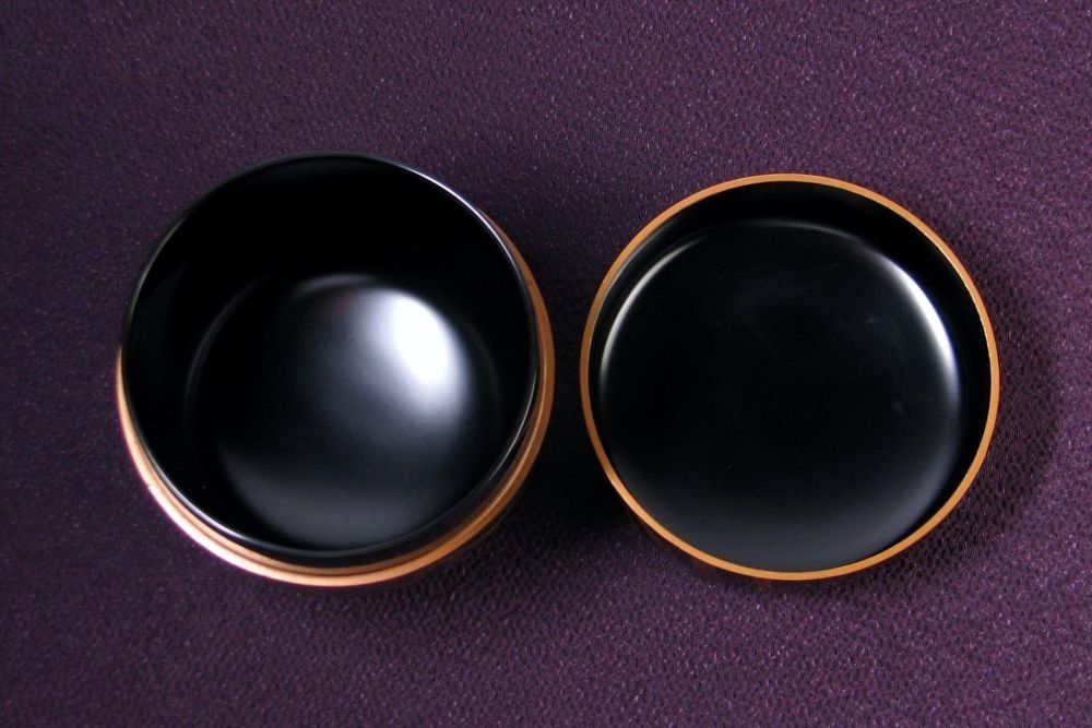 木製 竹蒔絵大棗 在銘共箱（作者不明） 美品 茶道具/26g023 - メルカリ