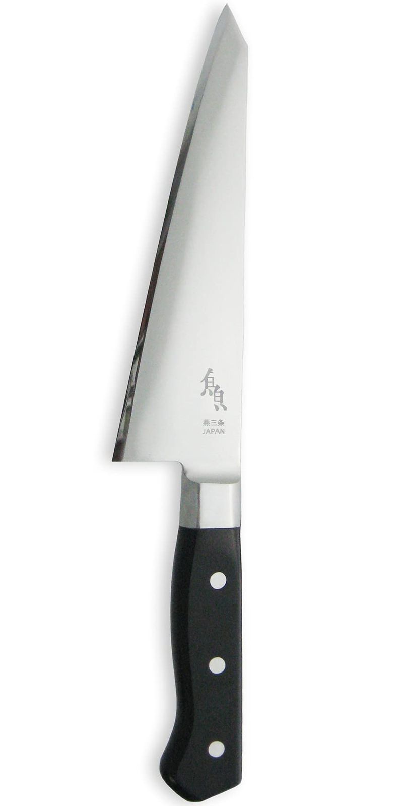 ★新品★ナガオ 魚さばき包丁 大 刃渡り175mm モリブデンバナジウム鋼 片刃 左手用 日本製