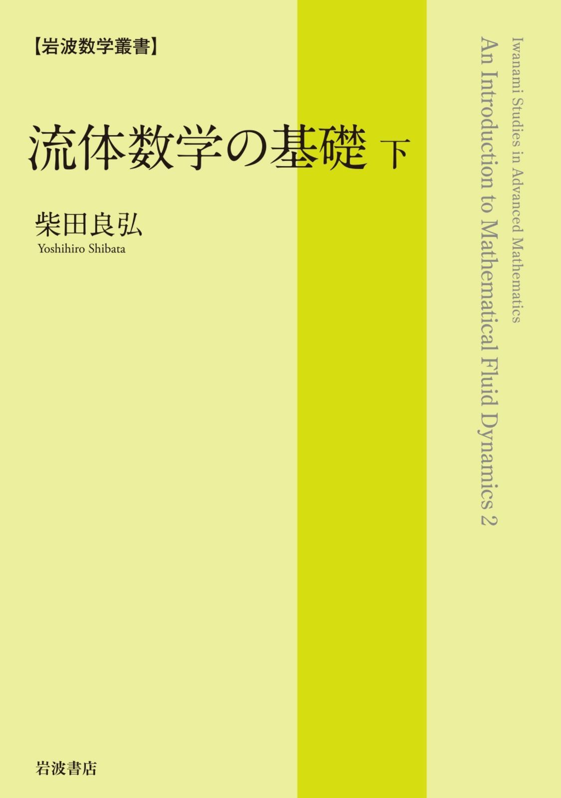 流体数学の基礎 (下) (岩波数学叢書)