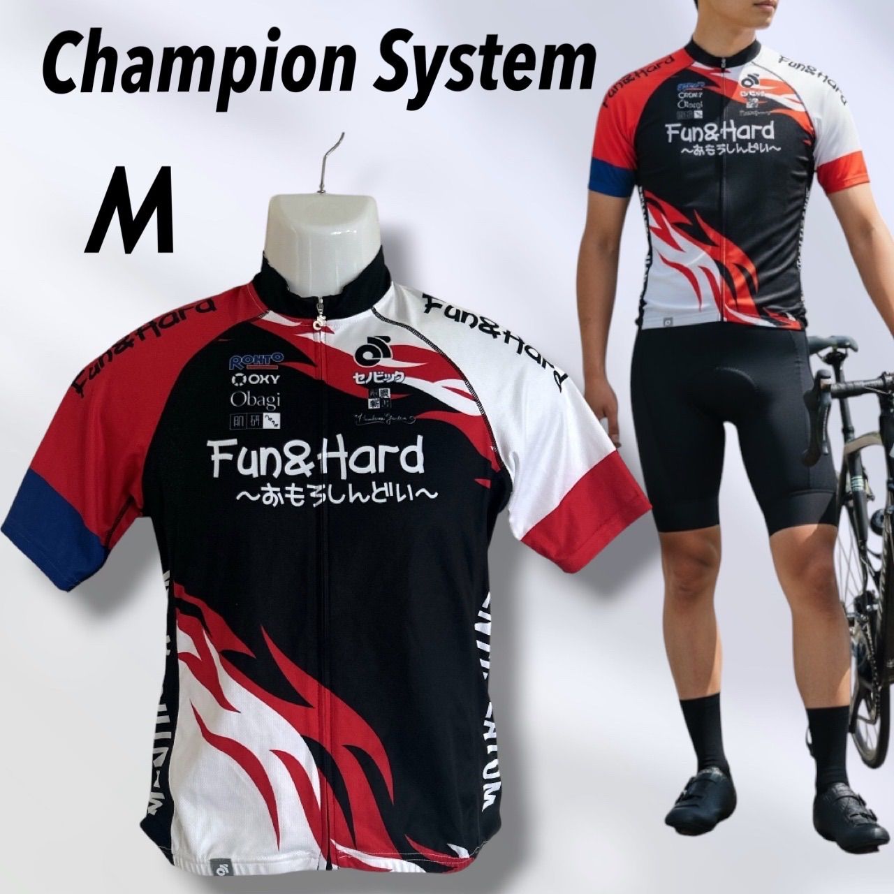 Champion System チャンピオンシステム メンズ 半袖サイクルジャージ M