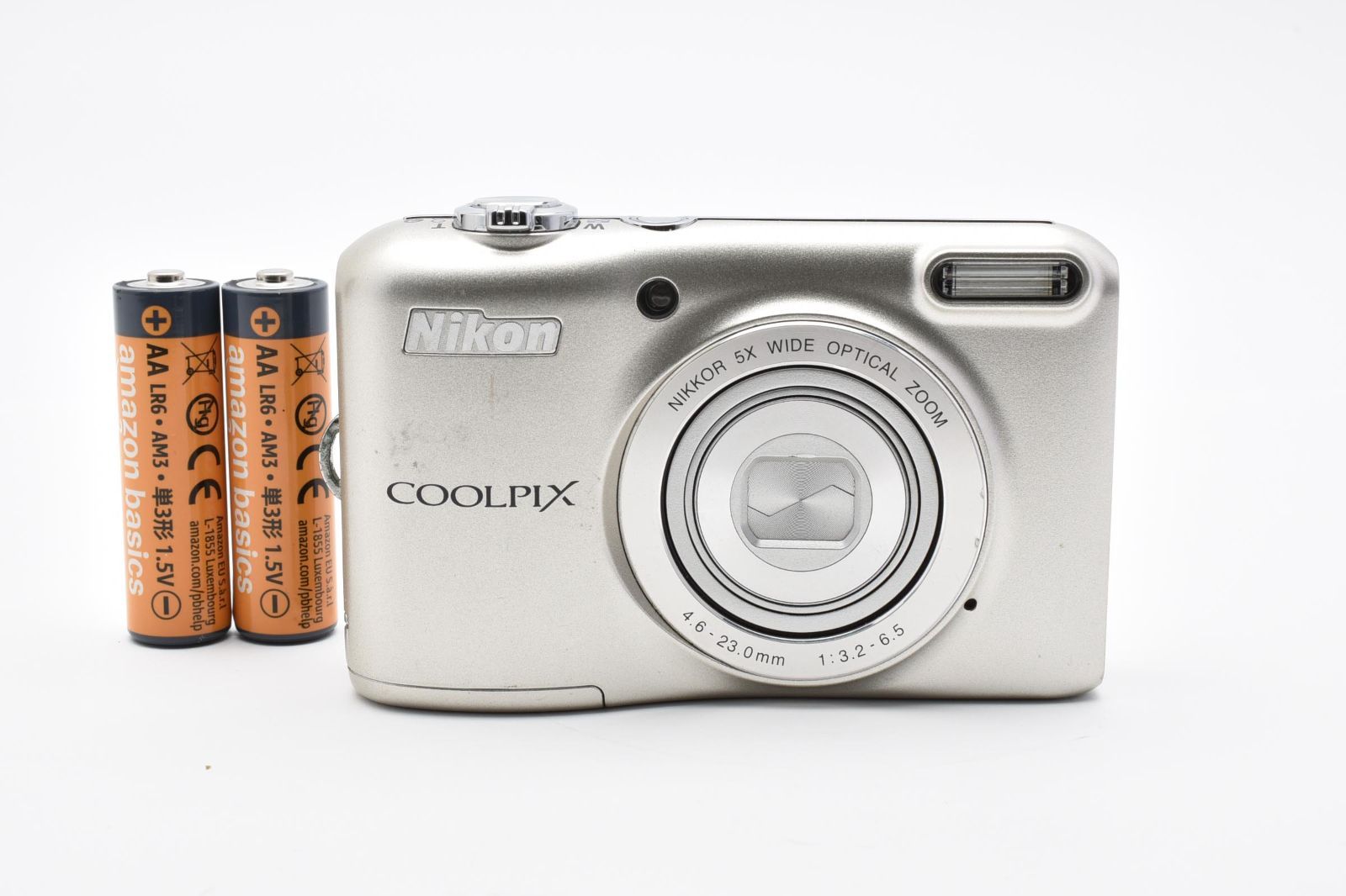★極上品★ ニコン Nikon COOLPIX L28 シルバー コンパクトデジカメ【光学5倍ズーム・人気の単三電池モデル】 #0857A 6,930円