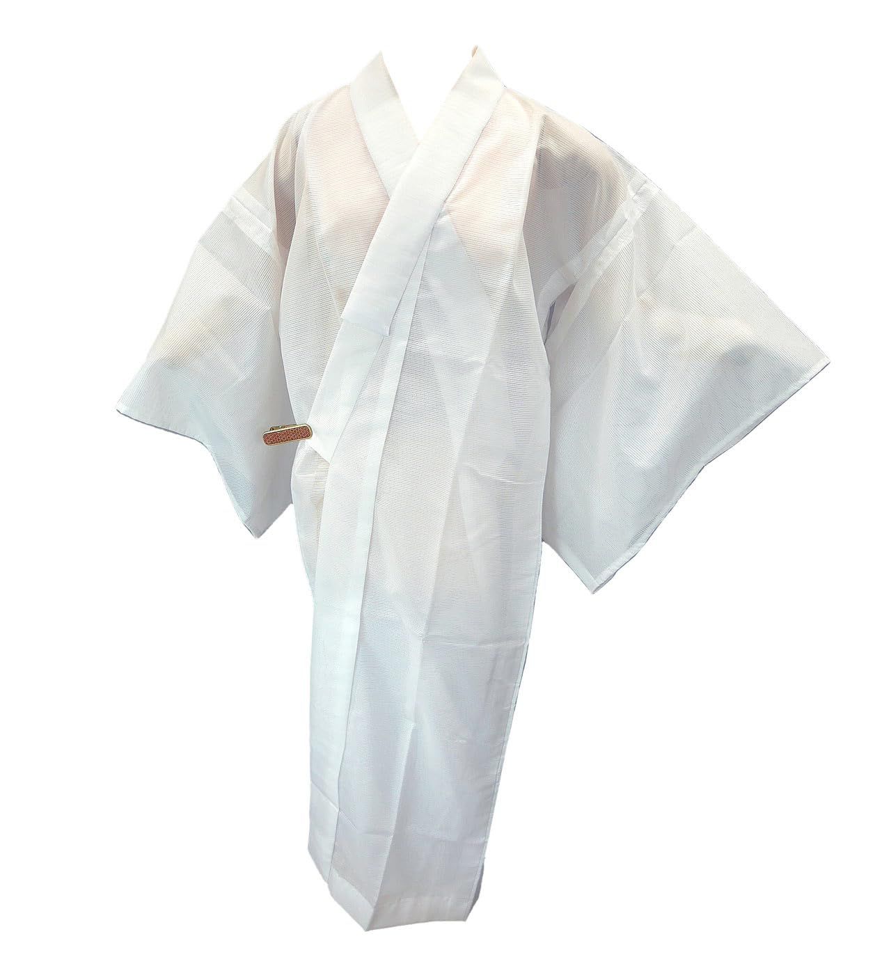 [京都うさぎ堂] 夏物 仕立て上り 長襦袢 プレタ 洗える 絽 白地 j-152 Mサイズ 半衿付き