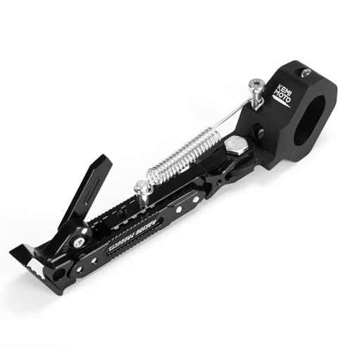KEMIMOTO バイク バイク用サイドスタンド ハンターカブ125 強化サイドスタンドブラケット CT125 Trail 125 Hunter Cub 2020 2021 2022 2023 2024 に対応 長さを調節可能 取付簡単 ct125用アクセas