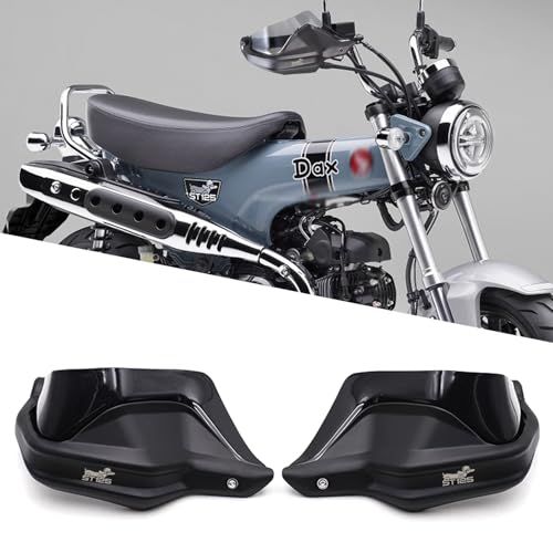 For ダックス 125 DAX 125 ST125 2026 バイク用ハンドガード ハンドガード ウインドシールド 両手ハンドル 防風 Dax 125 st125 2022-2026 バイクアクセサリー (ブラック) [並行輸入品]as 36d52a0f