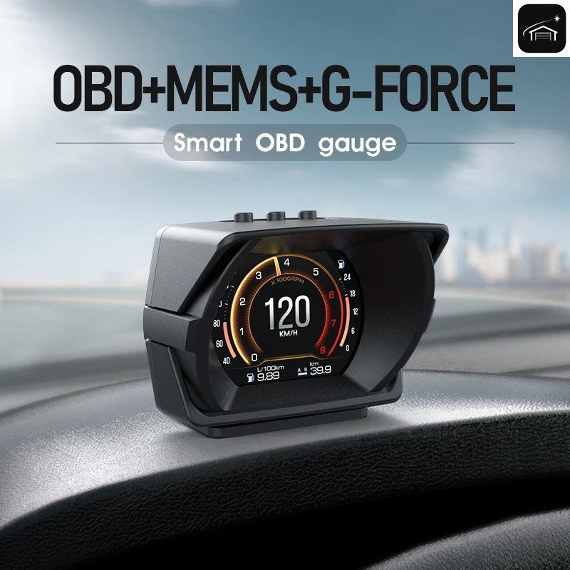 A450 HUD ヘッドディスプレイアップ レーシングクラス OBD LCD インストルメント クラスター GPS グレーダー電圧 ターボカスタムパーツ