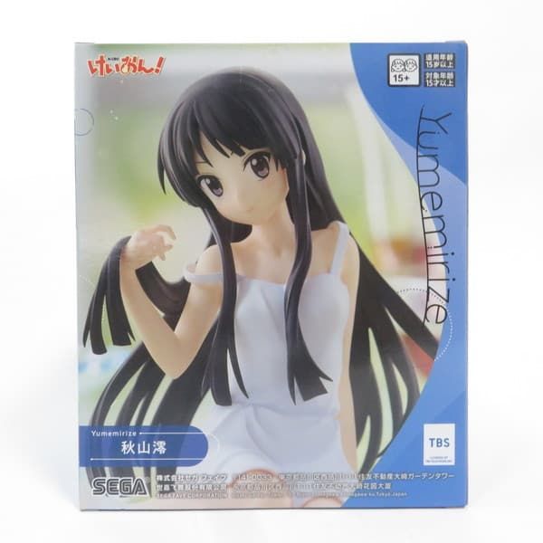 中古 未開封品 Yumemirize けいおん！ 秋山澪 SEGA/セガ フィギュア